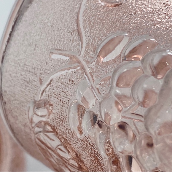 All 3 Pink Depression Glass Small Pitcher Vintage - Picture 11 of 15